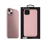 Husa de protectie Next One Silicone Case pentru iPhone 15, Ballet Pink