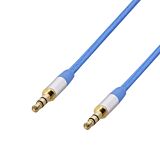 Cablu audio Jack M/M Poss PSJAV150BL, 1.5 m, 3.5 mm, Albastru