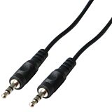 Cablu audio Jack M/M Poss PSAUD19, 3 m, 3.5 mm, Negru