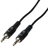 Cablu audio Jack M/M Poss PSAUD03, 1.5 m, 3.5 mm, Negru