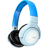 Casti Audio pentru copii  Over-Ear Philips, TAKH402BL/00, bluetooth, Autonomie 20h, Albastru