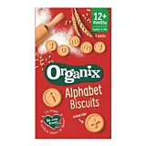 Organix - biscuiti ecologici (bio) alfabet, 5x25g, 12+