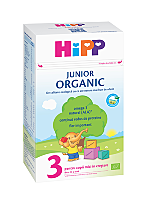 Lapte praf Hipp 3 Organic Junior, 500 g