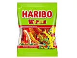 Bomboane gumate Haribo Worms cu aroma de fructe 100 g