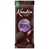 Ciocolata amaruie Kandia 80% cacao 80g