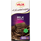 Ciocolata cu lapte fara zahar Valor 100g
