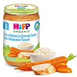 Hipp Meniu curcan cu orez si morcov, 220 g