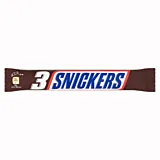 Snickers ciocolata cu lapte si arahide proaspat prajite 3x37.5g, 112.5g