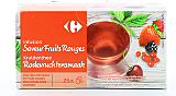 Ceai de fructe rosii Carrefour Extra 25 plicuri