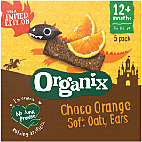 Batoane din ovaz integral cu cacao Organix Bio Choco Orange, +12luni, 6x30g