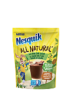 Cacao instant Nesquik All Natural cu zahar brut din trestie de zahar, 168 gr
