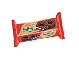Biscuiti cu bezea Halley Ring glazurati cu ciocolata cu lapte 189g