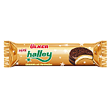 Biscuiti cu bezea glazurati cu ciocolata cu lapte Halley, 77g