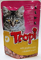 Hrana umeda completa Tropi pentru pisici adulte, cu pui, 100 g