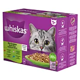 Hrana umeda pentru pisici Whiskas, selectii de carne in aspic, 12 x 85 g
