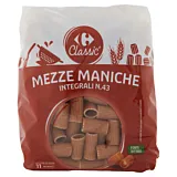 Paste integrale Mezze Maniche Carrefour Classic n. 43, 500 g