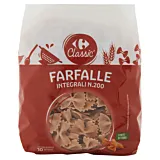 Paste integrale Farfalle Carrefour Classic n. 200, 500 g