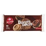 Biscuiti Carrefour Sensation umpluti cu cacao 240 g