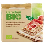 Felii bio crocante Carrefour Bio cu faina de secara si susan 200 g