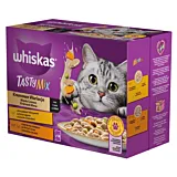 Hrana umeda pentru pisici Whiskas Tasty Mix Creamy Creations, 12 x 85 g