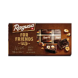 Ciocolata neagra Ragusa For Friends 60% cacao, cu alune 132g
