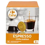 Capsule cafea Carrefour Extra Espresso 100% Arabica 7.5g x 16 caps