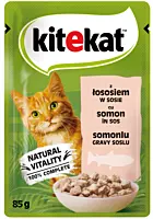 Hrana umeda pentru pisici Kitekat cu somon 85g