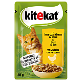 Hrana umeda pentru pisici Kitekat cu pui 85g
