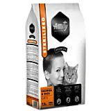 Hrana uscata pentru pisici Amity Premium Adult Sterilizat Somon&Orez, 1.5 kg