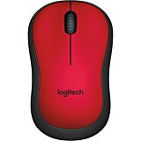 Mouse Logitech M220 Silent, Wireless, Rosu