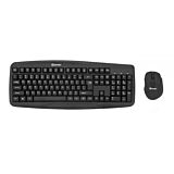 Kit tastatura + mouse wireless black Tellur