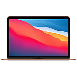 Laptop Apple MacBook Air 13-inch, True Tone, procesor Apple M1 , 8 nuclee CPU si 7 nuclee GPU, 8GB, 256GB, Gold