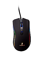 Mouse gaming Surefire HAWK CLAW RGB, cu fir, optic, negru