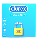Prezervative Durex Extra Safe, 3 buc