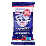 Servetele umede Wet Hankies Extra Safe, antibacteriene 12 buc