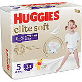 Scutece chilotel Huggies Elite Soft Pants 5, 12-17 kg, 34 buc
