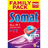 Detergent tablete Somat All in 1 pentru masina de spalat vase Family Pack 150 bucati