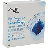 Odorizant wc solid Simpl Blue Water 4 x 50 g