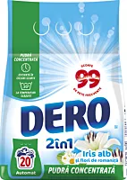 Detergent automat Dero 2in1 Iris Alb 20 spalari 1.5Kg