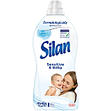 Balsam de rufe Silan Sensitive & Baby, 76 spalari, 1.67 L