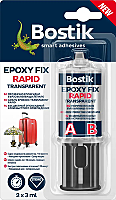 Adeziv epoxidic transparent rapid Bostik, 2x3 ml
