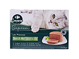 Hrana umeda pentru pisici Carrefour, mix 12x85g