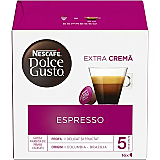 Capsule cafea Nescafe Dolce Gusto Espresso, 16 capsule cafea, 16 bauturi,  88g