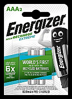 Set 2 baterii reincarcabile AAA Energizer, 800 mAh