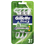 Aparat de ras de unica folosinta Gillette Blue3 Sensitive, 3 buc