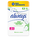 Absorbante Always Cotton Protection Long, 18 bucati