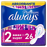 Absorbante Always Platinum Super Marimea 2, 26 buc