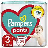 Scutece chilotel Pampers Pants Marimea 3, 6-11 kg, 29 bucati