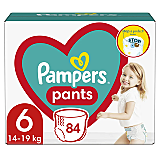 Scutece chilotel Pampers Pants Mega Box Marimea 6, 15+ kg, 84 bucati