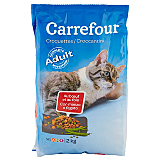 Crochete pentru pisici Carrefour cu vita 2kg